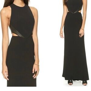 Alice & Olivia Adel Elegant Black Sleeveless Dress